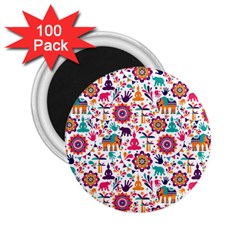 Indian Love 2 25  Magnets (100 Pack)  by designsbymallika