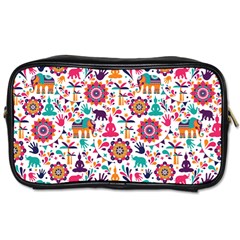 Indian Love Toiletries Bag (one Side) by designsbymallika