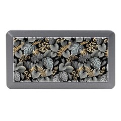 Metallic Leaves Pattern Memory Card Reader (mini) by designsbymallika