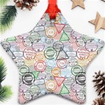 Travel World Ornament (Star) Front