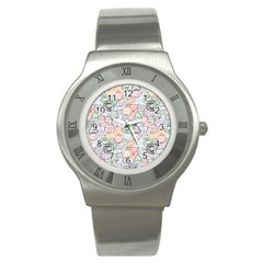 Travel World Stainless Steel Watch by designsbymallika