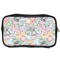 Travel World Toiletries Bag (two Sides) by designsbymallika