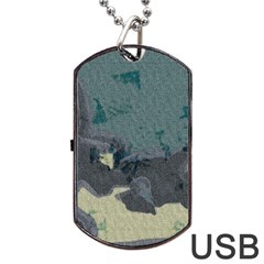 Shark Dog Tag Usb Flash (one Side) by mormir