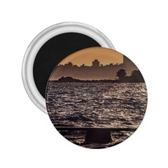 Cityscape Coastal Scene Montevideo Uruguay 2 25  Magnets by dflcprintsclothing