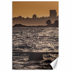 Cityscape Coastal Scene Montevideo Uruguay Canvas 20  X 30  by dflcprintsclothing