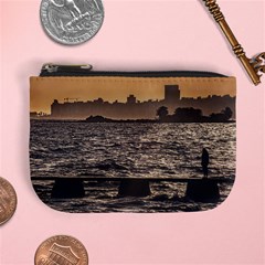 Cityscape Coastal Scene Montevideo Uruguay Mini Coin Purse by dflcprintsclothing