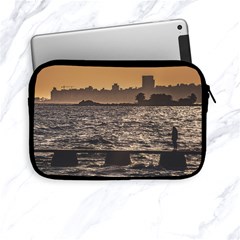 Cityscape Coastal Scene Montevideo Uruguay Apple Ipad Mini Zipper Cases by dflcprintsclothing