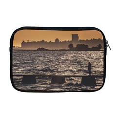 Cityscape Coastal Scene Montevideo Uruguay Apple Macbook Pro 17  Zipper Case by dflcprintsclothing