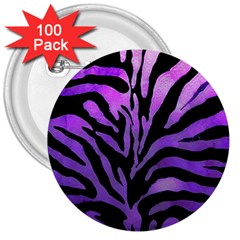 Z¨|brer 3  Buttons (100 Pack)  by sfbijiart