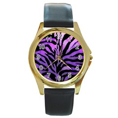 Z¨|brer Round Gold Metal Watch by sfbijiart