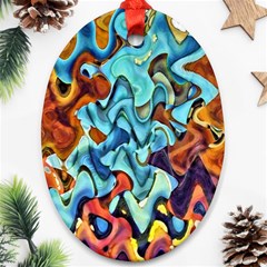 Abstrait Oval Ornament (two Sides)