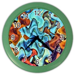 Abstrait Color Wall Clock