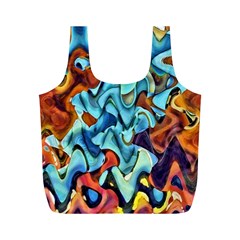 Abstrait Full Print Recycle Bag (m)