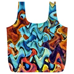 Abstrait Full Print Recycle Bag (xl) by sfbijiart