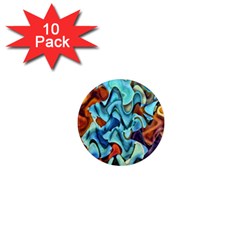 Abstrait 001 -1 (1)p 1  Mini Magnet (10 Pack) 