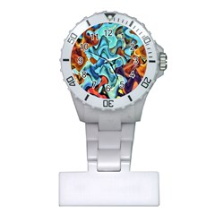 Abstrait 001 -1 (1)p Plastic Nurses Watch by sfbijiart