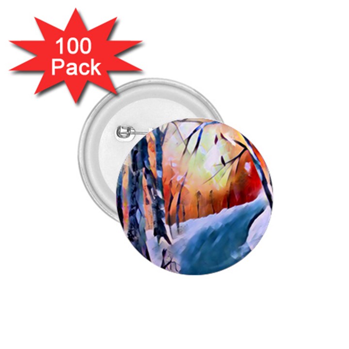 Paysage D hiver 1.75  Buttons (100 pack) 