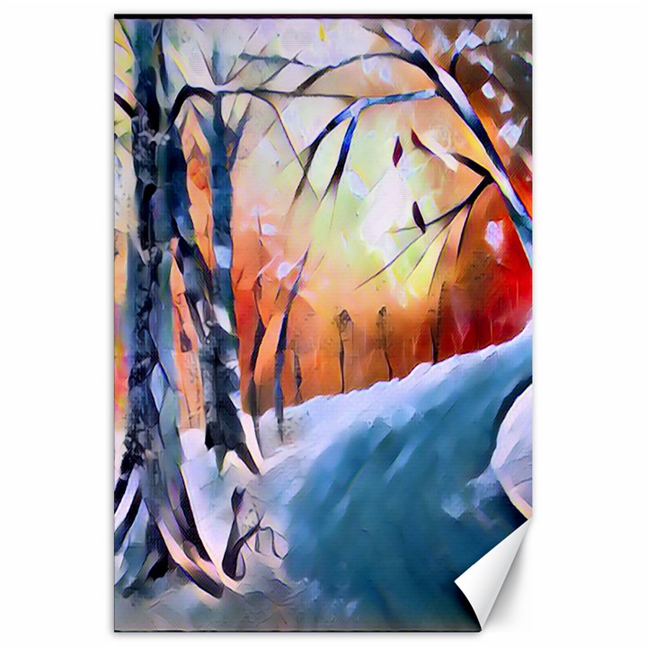 Paysage D hiver Canvas 20  x 30 