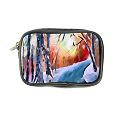 Paysage D hiver Coin Purse by sfbijiart