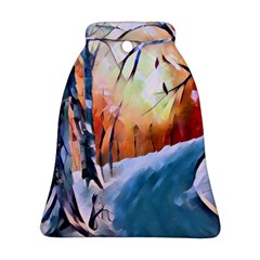 Paysage D hiver Bell Ornament (two Sides)