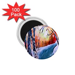 Paysage D hiver 1 75  Magnets (100 Pack)  by sfbijiart