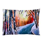 Paysage D hiver Pillow Case 26.62 x18.9  Pillow Case