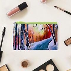 Paysage D hiver Cosmetic Bag (xs) by sfbijiart