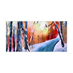 Paysage D hiver Yoga Headband by sfbijiart