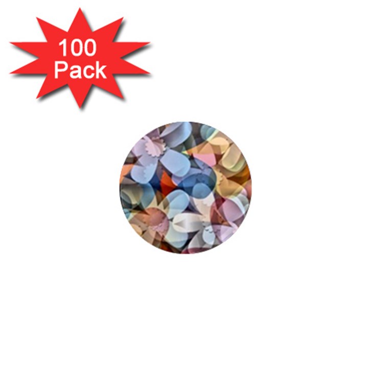 Multifleurs 1  Mini Magnets (100 pack) 