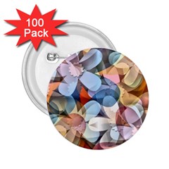 Multifleurs 2 25  Buttons (100 Pack)  by sfbijiart