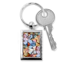 Multifleurs Key Chain (rectangle) by sfbijiart