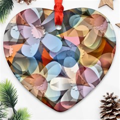 Multifleurs Ornament (heart)