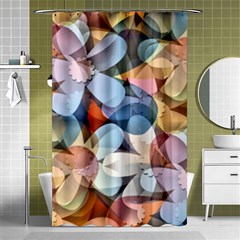 Multifleurs Shower Curtain 48  X 72  (small)  by sfbijiart