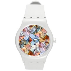 Multifleurs Round Plastic Sport Watch (m) by sfbijiart