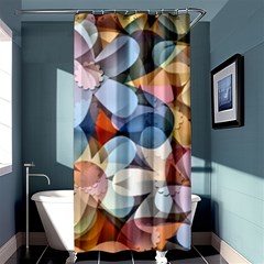 Multifleurs Shower Curtain 36  X 72  (stall)  by sfbijiart