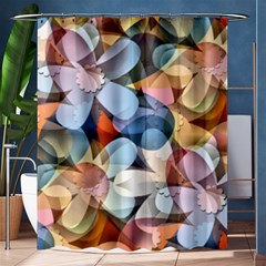 Multifleurs Shower Curtain 60  X 72  (medium)  by sfbijiart