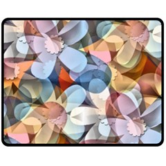 Multifleurs Double Sided Fleece Blanket (medium)  by sfbijiart