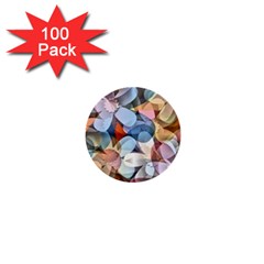 Multifleurs 1  Mini Buttons (100 Pack)  by sfbijiart