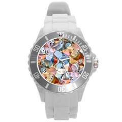 Multifleurs Round Plastic Sport Watch (l) by sfbijiart