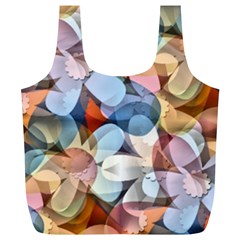 Motif Florale Full Print Recycle Bag (xl) by sfbijiart