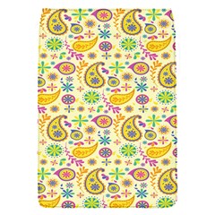 Paisley Print Yellow Removable Flap Cover (s) by designsbymallika