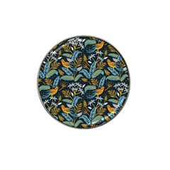 Tropical Bird Pattern Hat Clip Ball Marker (4 Pack) by designsbymallika