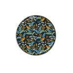 Tropical Bird Pattern Hat Clip Ball Marker (4 pack) Front