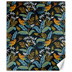 Tropical Bird Pattern Canvas 20  X 24  by designsbymallika