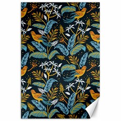 Tropical Bird Pattern Canvas 20  X 30  by designsbymallika