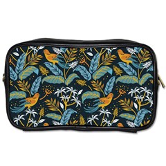 Tropical Bird Pattern Toiletries Bag (one Side) by designsbymallika