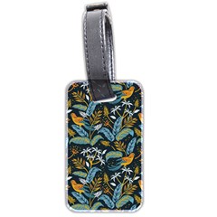 Tropical Bird Pattern Luggage Tag (two Sides) by designsbymallika