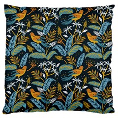 Tropical Bird Pattern Standard Flano Cushion Case (one Side) by designsbymallika