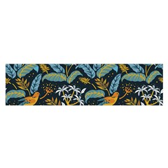 Tropical Bird Pattern Satin Scarf (oblong) by designsbymallika