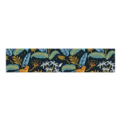 Tropical Bird Pattern Velvet Scrunchie by designsbymallika